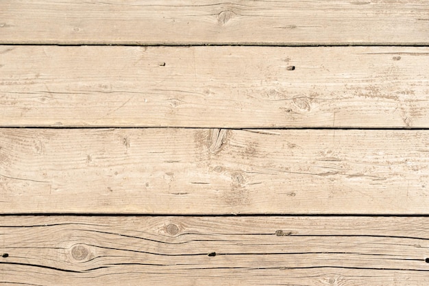 Rustic old weathered bright wood plank background extreme\
closeup