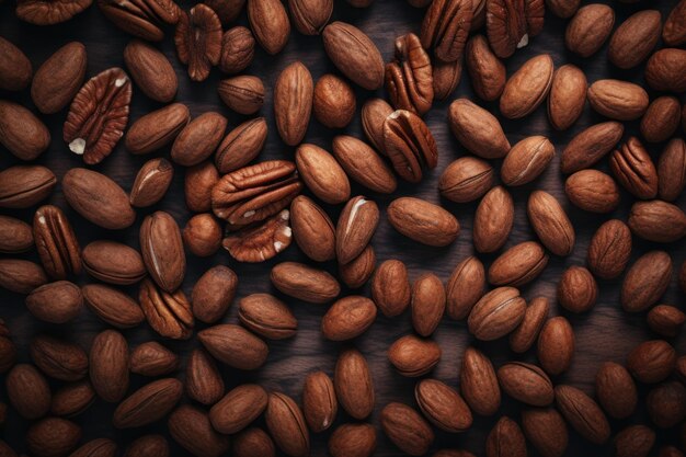 Rustic Pecan mockup background Generate Ai