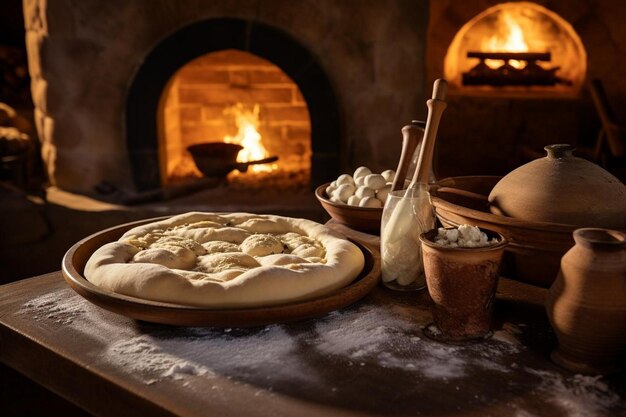 Foto tradizioni della pizza rustica