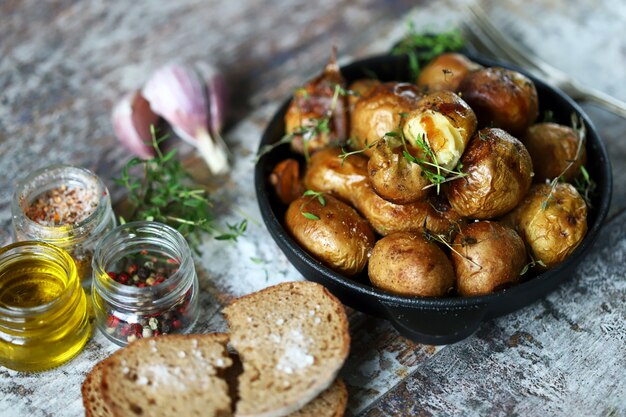 Mushrooms Potatoes Images - Free Download on Freepik