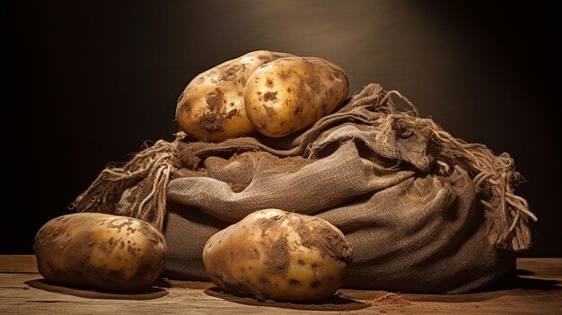 Rustic potato