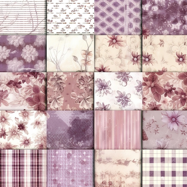 Photo rustic purple scrapbook paper