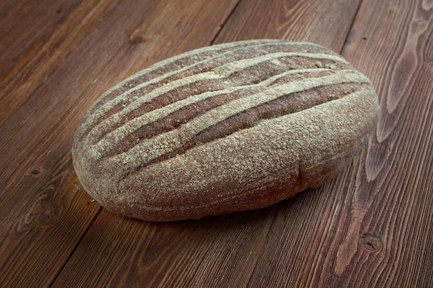 Rustic rye bread - Freshly baked traditional bread