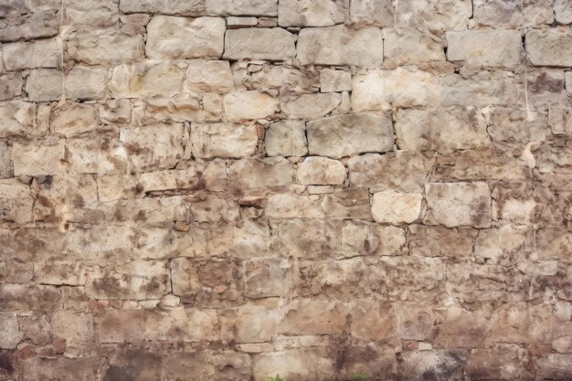 Photo rustic stone textured wallpaper in natural hues