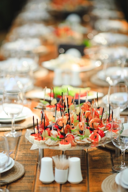 Rustic style Wedding or birthday table settings.