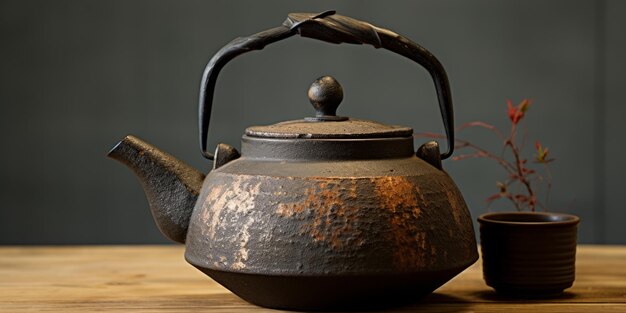 Rustic WabiSabi stijl Japanse theepot