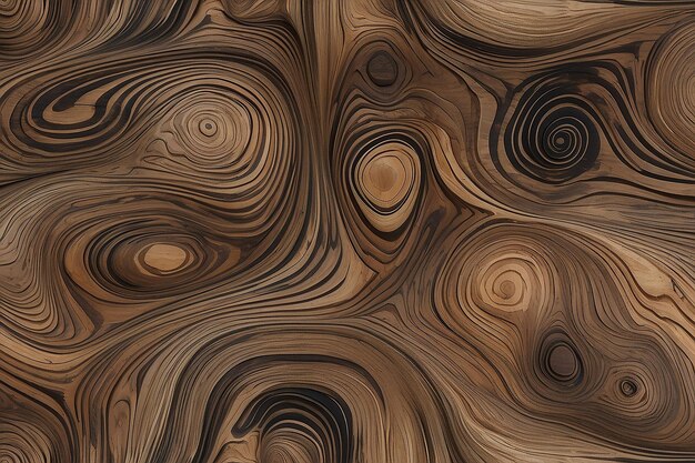 Rustic Wood Surface with Abstract Patterns Generative AI