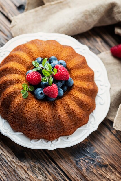 Rustieke bundt cake