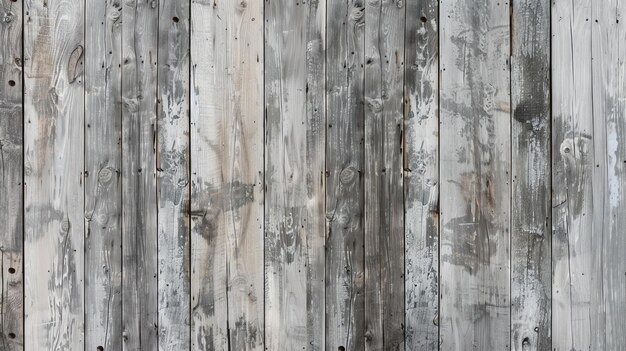 Rustieke houten achtergrond met een witgekalkte afwerking De houtkorrels zijn nog steeds zichtbaar door de verf waardoor het oppervlak een gestructureerd uiterlijk krijgt