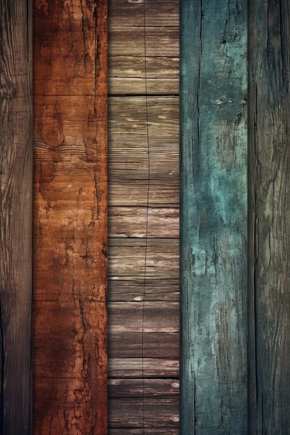 Rustieke houten planken met een verweerde textuur