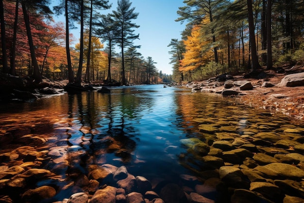 rustig_bos_vijver_reflecterend_kleurig_au_393jpg