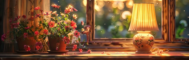 Rustige bloemenarrangement met dauwdruppels Vers en mooi botanisch decor Elegantie en frisheid in bloemenontwerp