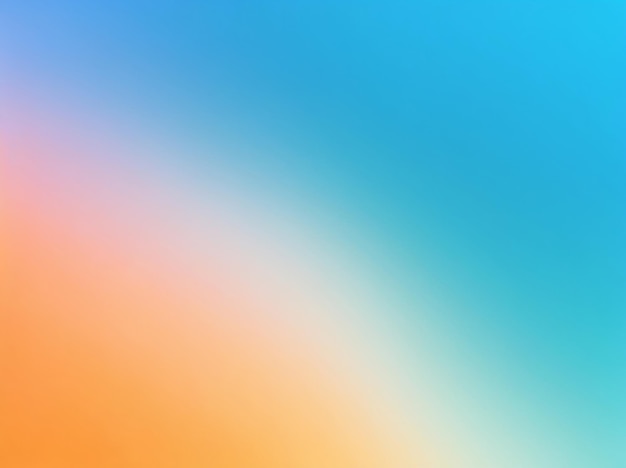 Rustige Fusion Perzik en Turquoise Kleur Gradiënt met Defocused Blurred Elegance