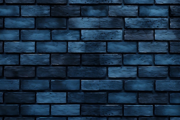 Rustige schoonheid blauwachtige bakstenen muur achtergrond