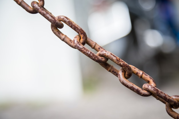 Rusty chain surfaces texture background