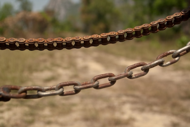 Rusty chain