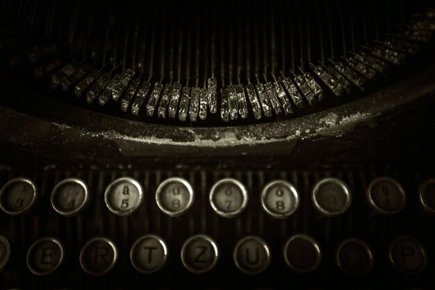 Rusty Dirty Typewriter