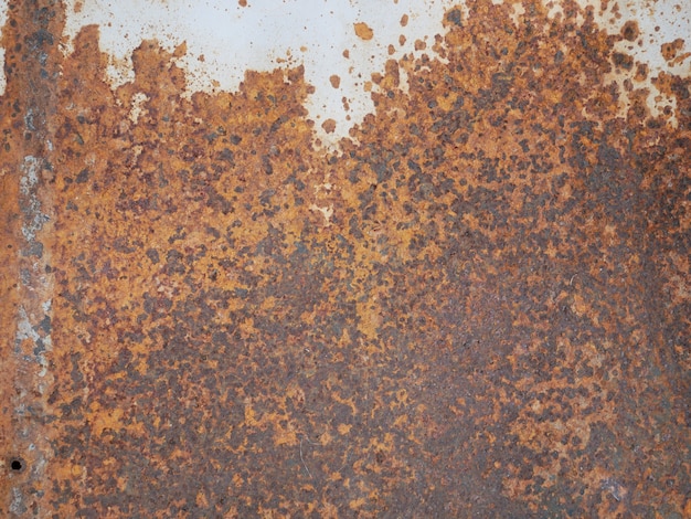 Rusty matel wall background