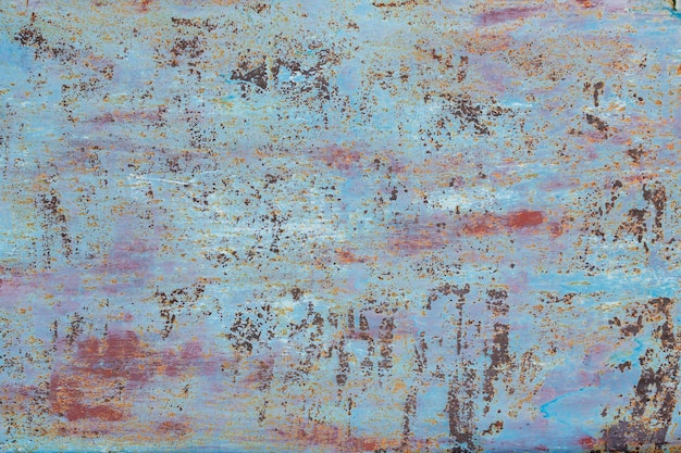 Rusty metal background colored steel texture