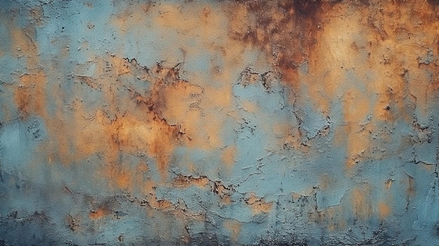 Rusty metal surface AI generated image