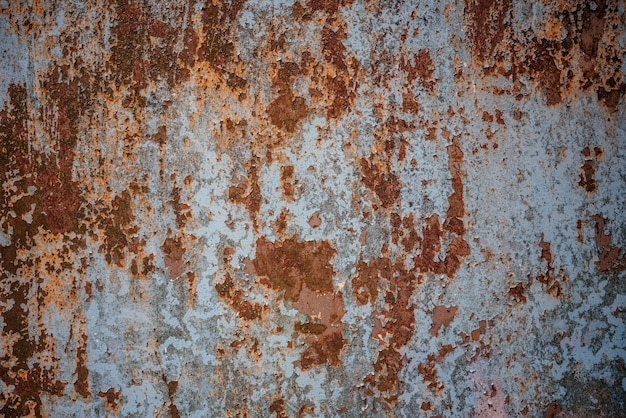 Struttura di superficie di metallo arrugginito da vicino sfondo