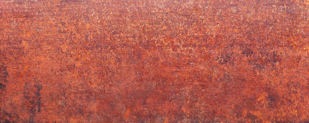 さびた金属のテクスチャ背景茶色の鉄板