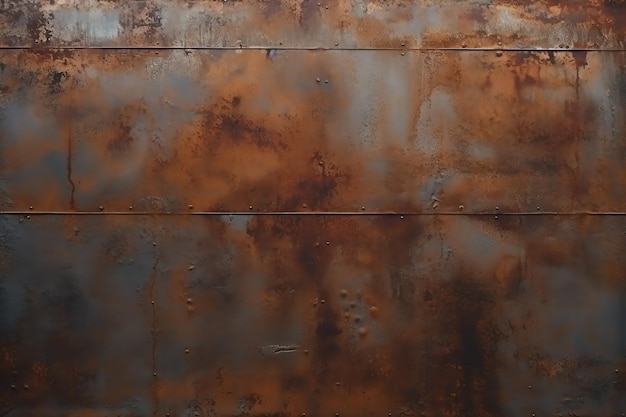 Photo rusty metal wall texture
