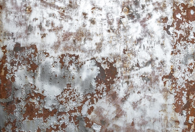 Rusty metallic steel plate