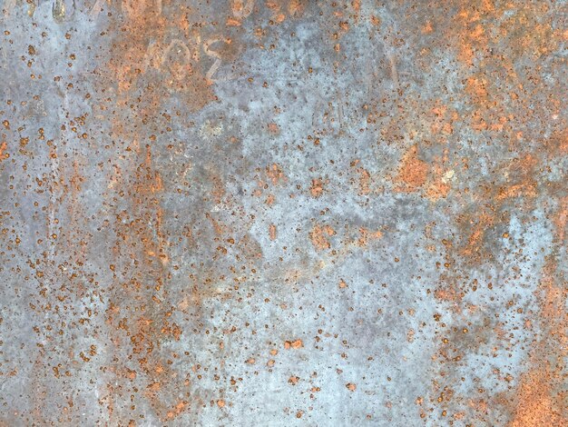 Rusty old iron red scratched metal corrosed sheet surface background texture industrial