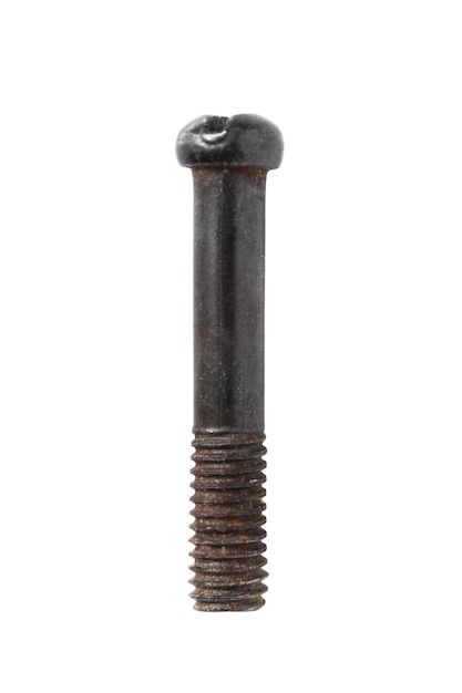 Rusty screw isolated