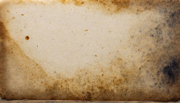 a rusty sheet of rusted paper with a white background