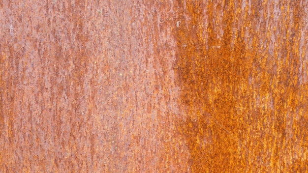 Rusty surface of old steel sheet