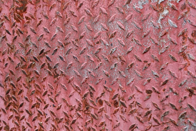 Rusty Texture of red Metal Spatula