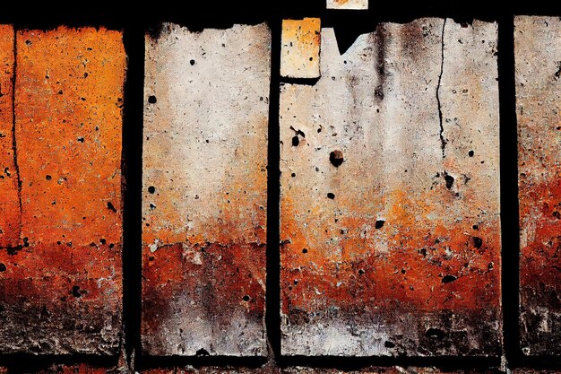 Rusty vintage metal sheet of abstract shape