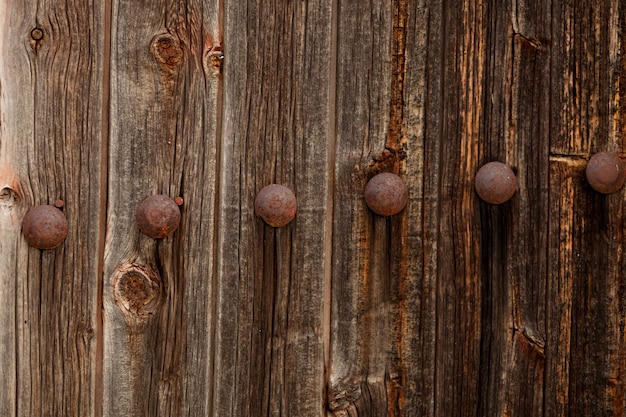 Photo rusty wooden door