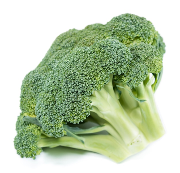 Ruwe Broccoli over wit