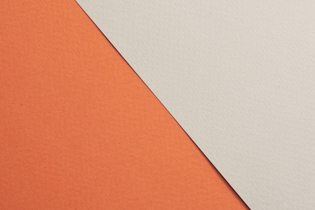 Ruwe kraftpapier achtergrondpapier textuur wit oranje kleuren Mockup met kopieerruimte voor tekst