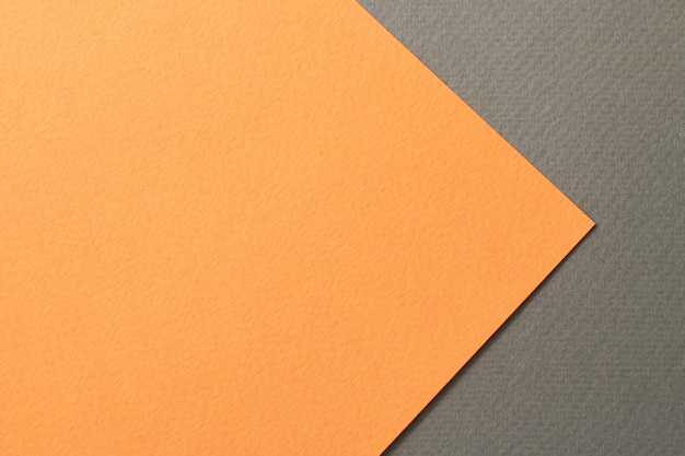 Ruwe kraftpapier achtergrondpapier textuur zwart oranje kleuren Mockup met kopieerruimte voor tekst