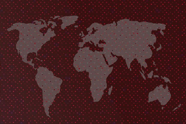 Foto ruwweg geschetste wereldkaart poster van wereld aarde kaart planeet kaart met textuur oppervlak abstracte patroon illustratie reis wereldwijd kaart silhouet achtergrond