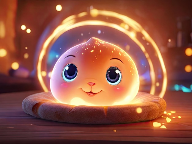 Rye bread Cute 3D character luminous eyeliner