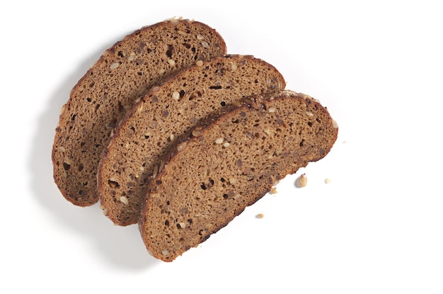 Rye bread slices