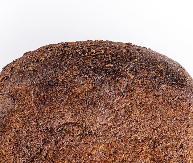 Rye bread sprinkled with cumin seeds