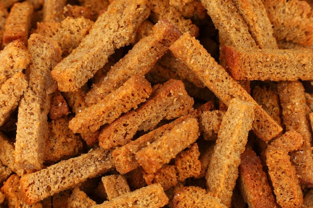 Foto cracker di segale snack di cracker di segale in una striscia