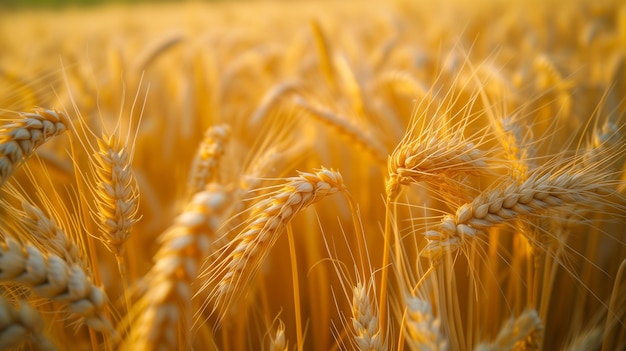 Rye in a traditional farm field