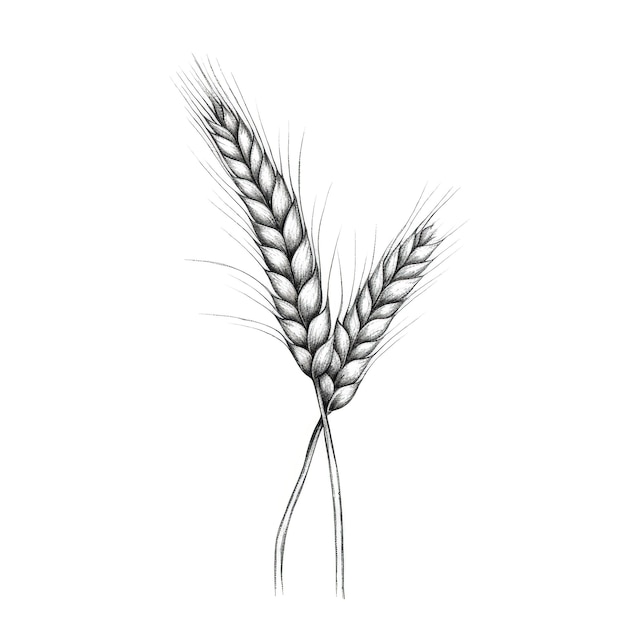 Rye wheat ai generated