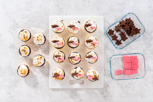 S'mores cupcakes