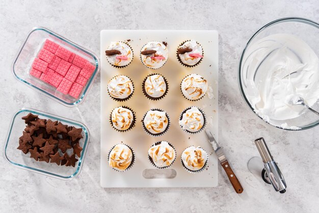 S'mores cupcakes