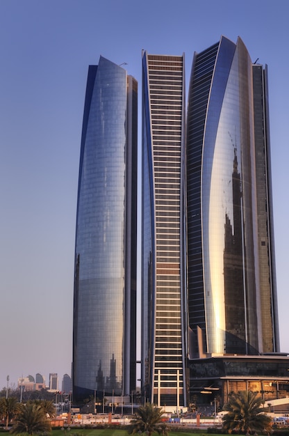 's nachts de stad van abu dhabi