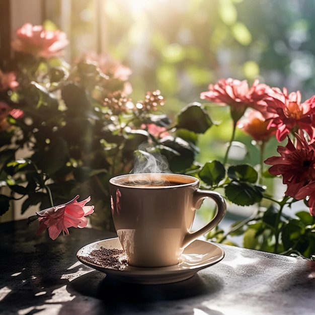 &#39;S Ochtends een kop koffie