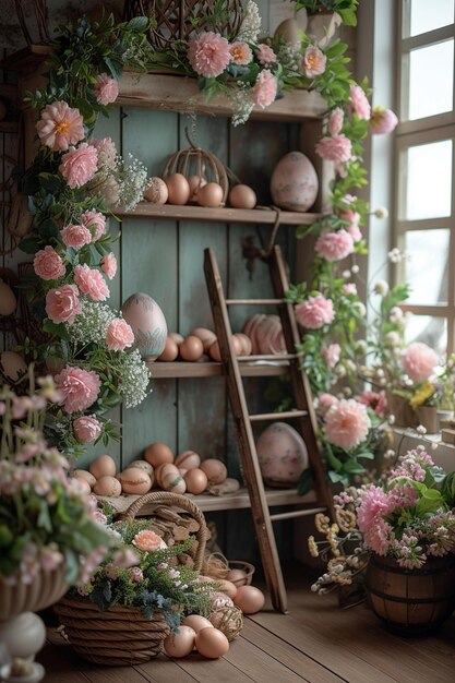 Photo sa flower wall decoration